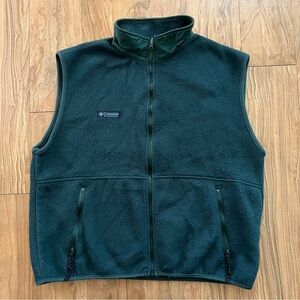 Vintage 80s Columbia fleece vest